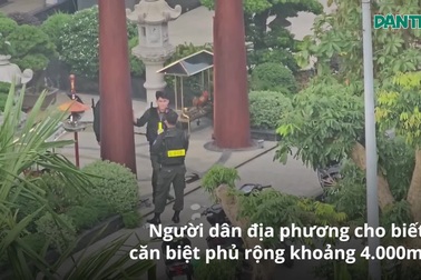 Cảnh sát xuất hiện bên trong biệt phủ của chủ thẩm mỹ viện Mailisa ở TPHCM