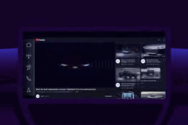 Nối gót Mercedes, Audi cũng mang YouTube lên ô tô
