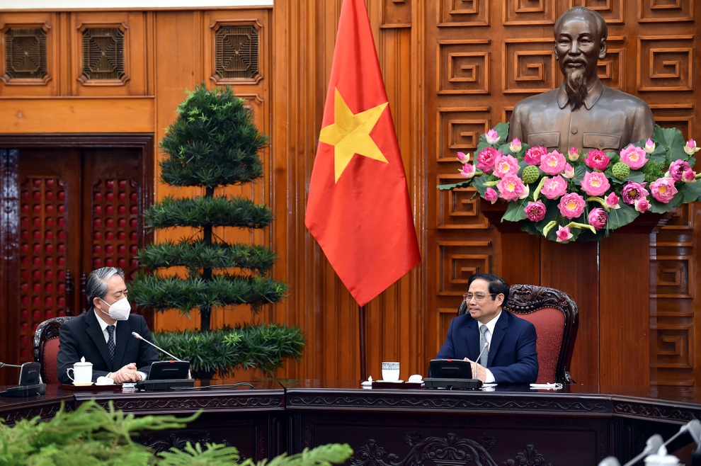 Thủ tướng trao đổi với Đại sứ Trung Quốc về đường sắt Cát Linh - Hà Đông - 2 Thủ tướng trao đổi với Đại sứ Trung Quốc về đường sắt Cát Linh - Hà Đông - 2