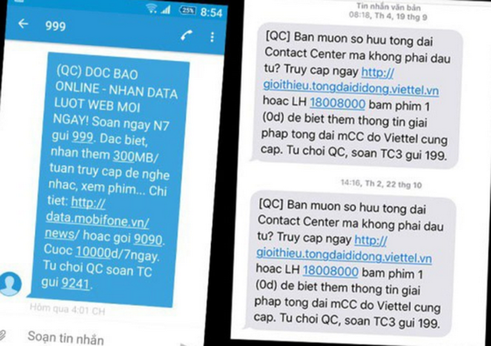 Từ hôm nay, phạt nặng hành vi gửi tin nhắn, gọi điện quảng cáo làm phiền - 1 Từ hôm nay, phạt nặng hành vi gửi tin nhắn, gọi điện quảng cáo làm phiền - 1