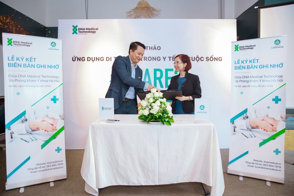 DNA Medical Technology ký hợp tác với Phòng khám Y khoa Hà Nội - 3 DNA Medical Technology ký hợp tác với Phòng khám Y khoa Hà Nội - 3