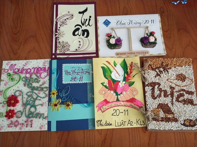Tự tay làm thiệp handmade độc đáo tặng thầy cô ngày 20/11 - Ảnh 11. Tự tay làm thiệp handmade độc đáo tặng thầy cô ngày 20/11 - Ảnh 11.