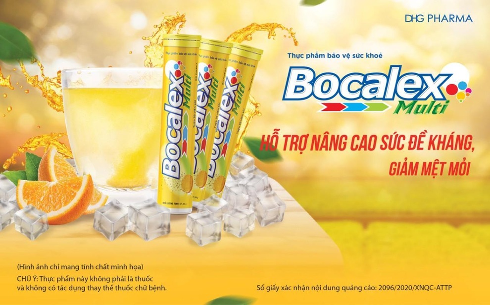 Viên sủi Bocalex Multi - thực phẩm hỗ trợ nâng cao sức đề kháng cho cơ thể - 1 Viên sủi Bocalex Multi - thực phẩm hỗ trợ nâng cao sức đề kháng cho cơ thể - 1