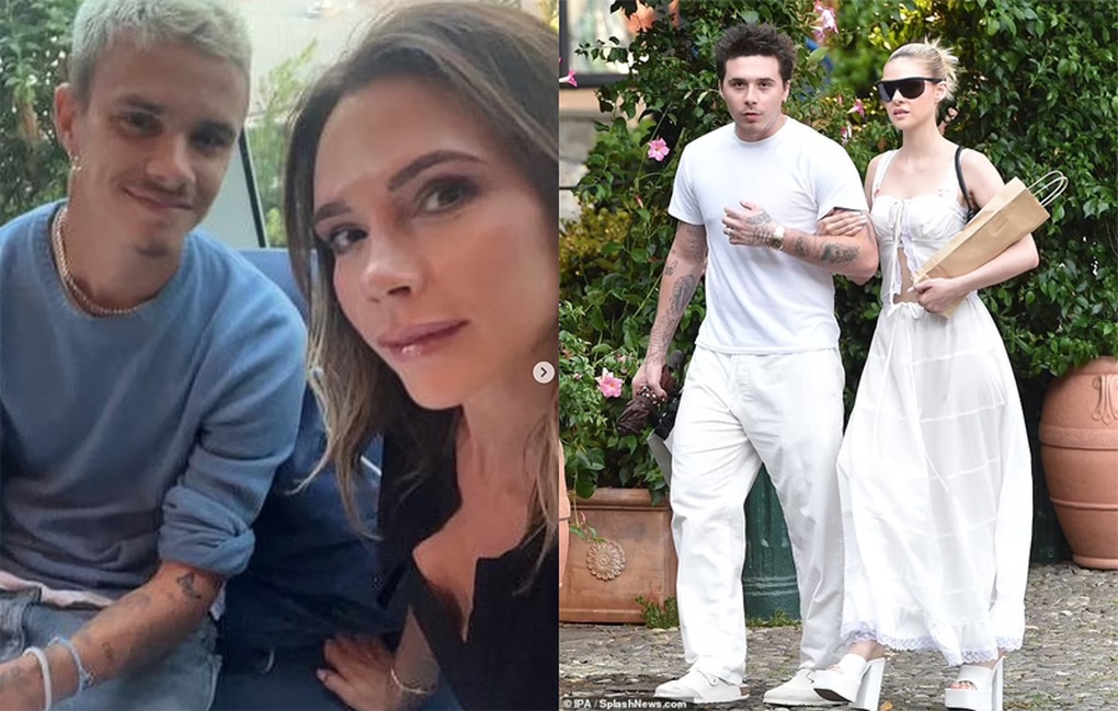 Romeo Beckham là người hòa giải cho mẹ và chị dâu - 1 Romeo Beckham là người hòa giải cho mẹ và chị dâu - 1