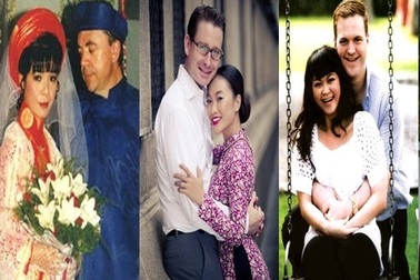 Những "sao" Việt hạnh phúc bên chồng ngoại