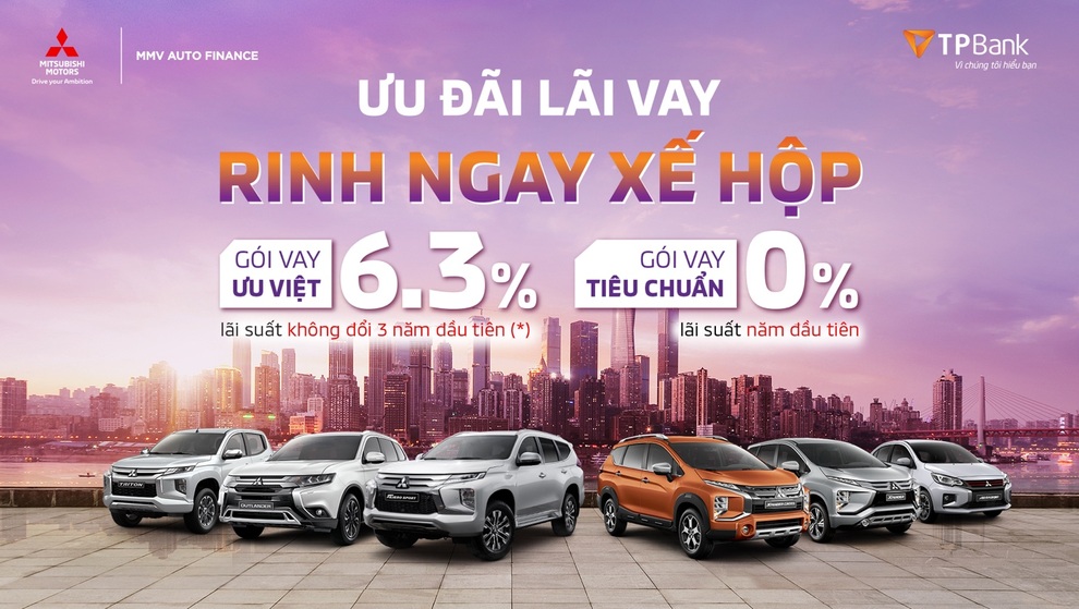 Sở hữu xế hộp cực dễ với lãi suất 0%/năm cùng TPBank - 1 Sở hữu xế hộp cực dễ với lãi suất 0%/năm cùng TPBank - 1