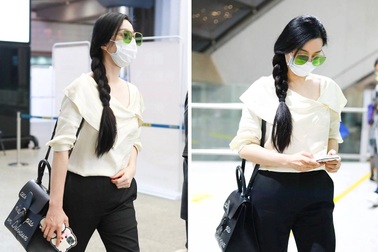 Phạm Băng Băng bình thản xuất hiện giữa "cơn bão ập tới với Triệu Vy"