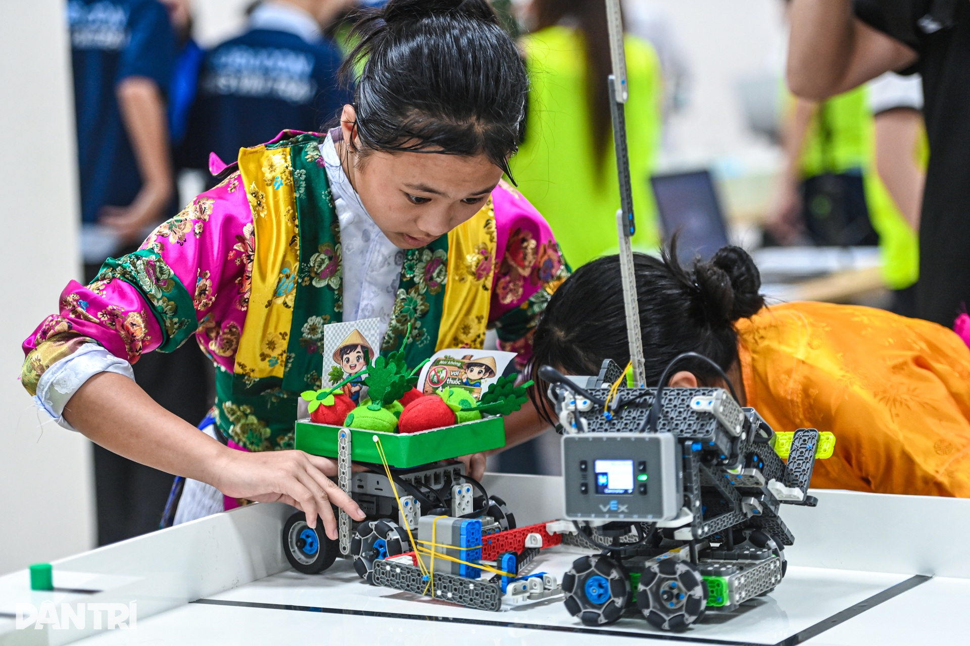 Xem những bông hoa núi rừng xuống Thủ đô thi đấu robot - 4