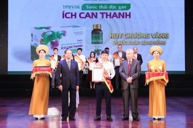 Ích Can Thanh đạt "Huy chương vàng vì sức khỏe cộng đồng"
