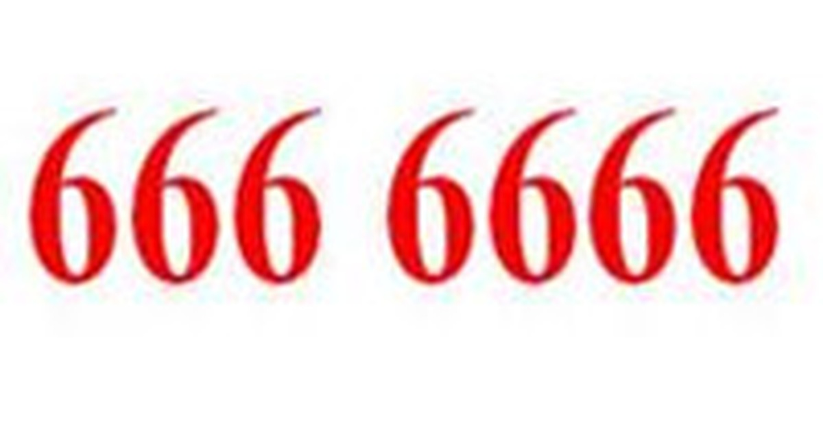 Số điện thoại đắt nhất thế giới là 666 6666 | Báo Dân trí