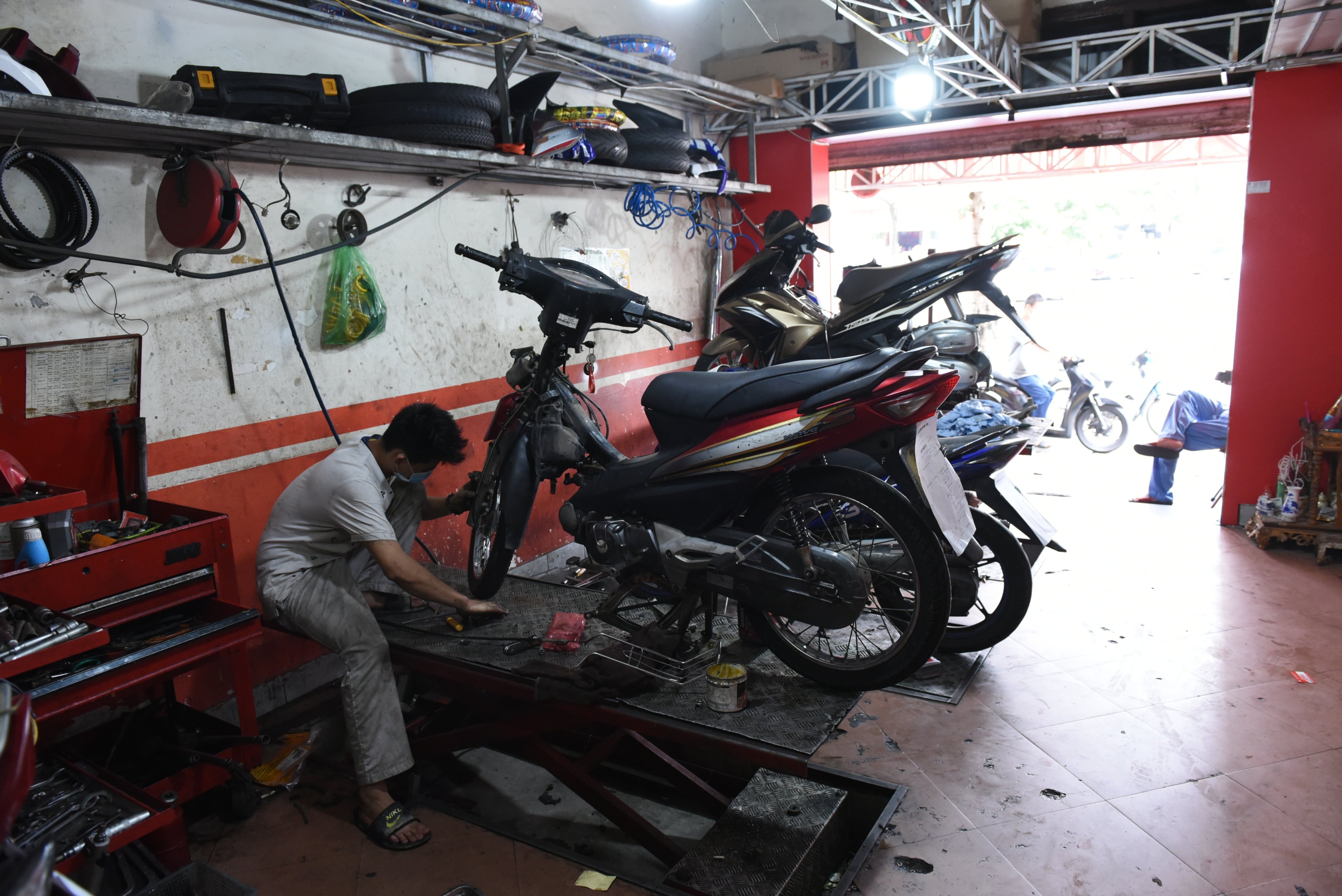 Ngày đầu hàng quán 19 quận huyện ở Hà Nội được mở cửa bán mang về - 9 Ngày đầu hàng quán 19 quận huyện ở Hà Nội được mở cửa bán mang về - 9