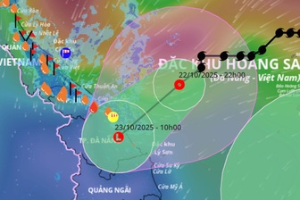 Bão Fengshen suy yếu thành áp thấp nhiệt đới, sáng nay vào Huế - Quảng Ngãi