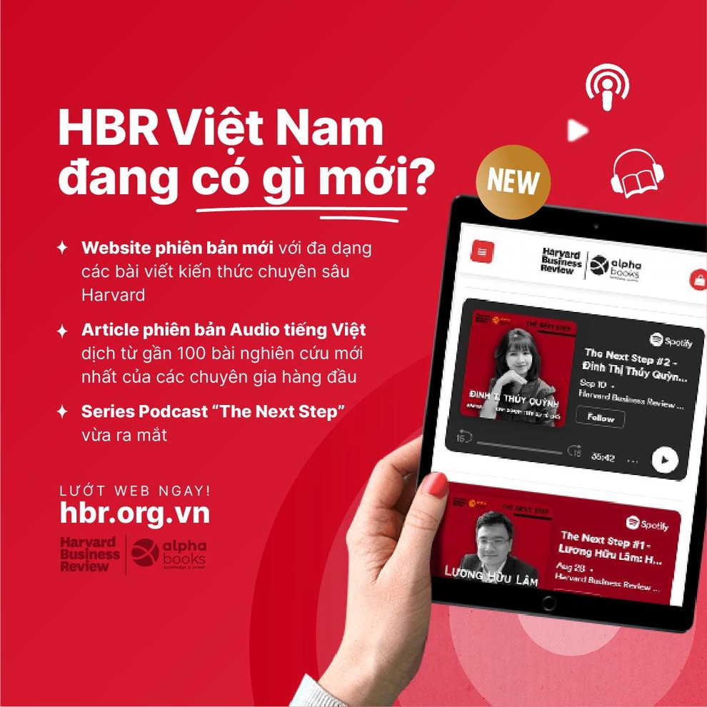 Tham vọng đưa số người đọc sách lên tương đương Mỹ, HBR Vietnam dẫn dắt hành trình xuất bản số - 1 Tham vọng đưa số người đọc sách lên tương đương Mỹ, HBR Vietnam dẫn dắt hành trình xuất bản số - 1