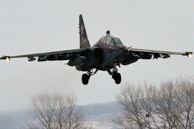 Máy bay chiến đấu Su-25 của Nga rơi tại miền nam