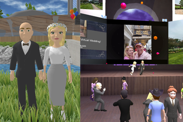 Cặp đôi tổ chức đám cưới trong metaverse