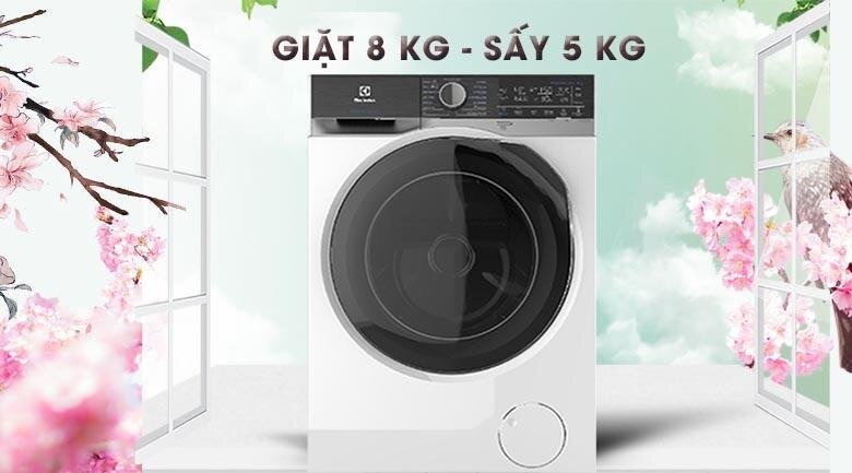 Máy giặt sấy Electrolux Inverter 8 kg EWW8023AEWA giá chỉ còn 9 triệu đồng