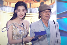 Hoa hậu Quế Anh nói gì khi bị cho kém tinh tế, "tranh lời" NSND Đào Bá Sơn?