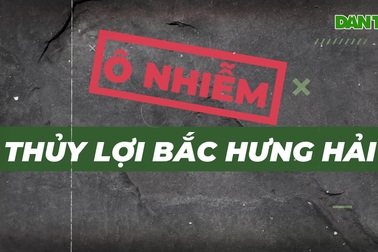 Hệ thống kênh thủy lợi Bắc Hưng Hải bị ô nhiễm nghiêm trọng