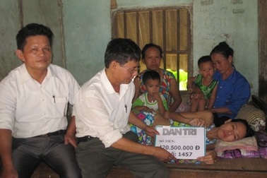 Hơn 420 triệu đồng đến với mẹ con chị Nguyễn Thị Bình