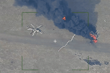 Nga tập kích chính xác, bắn cháy 2 trực thăng Ukraine