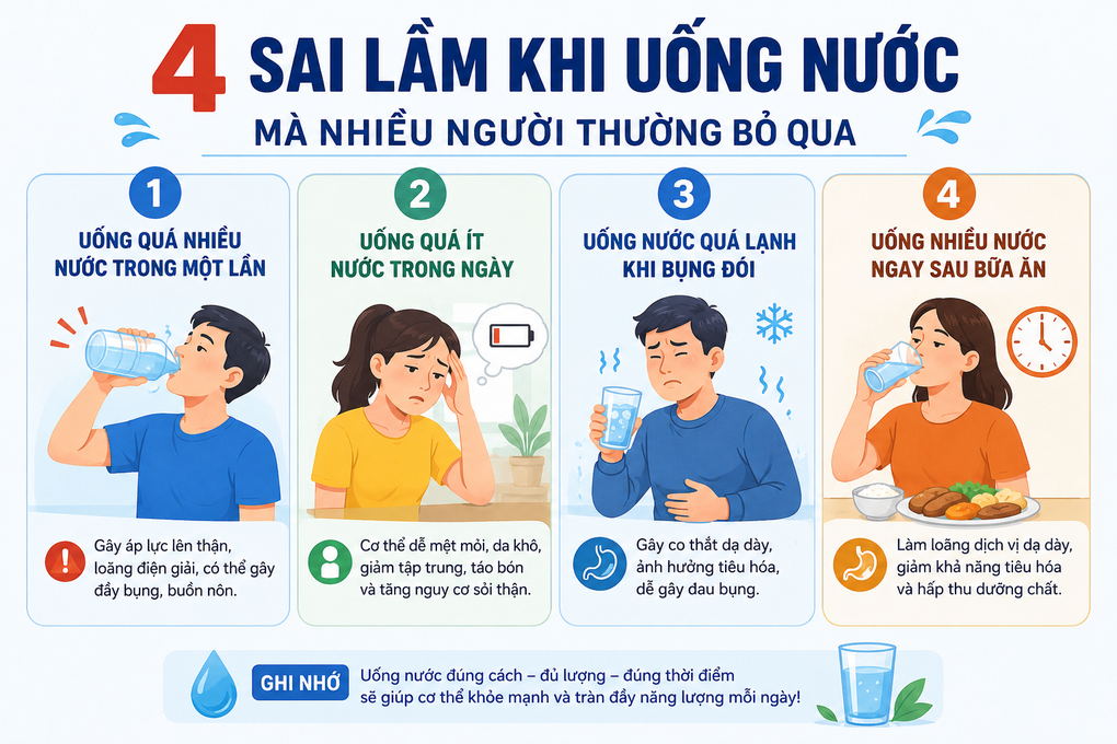 4 thói quen uống nước tưởng vô hại nhưng không tốt cho thận - 2