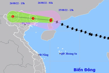 Bão Maon đã vào đất liền Trung Quốc