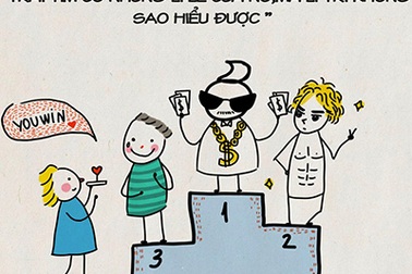 Thiếu nữ vẽ tranh truyện lãng mạn "Người ta nói về tình yêu"