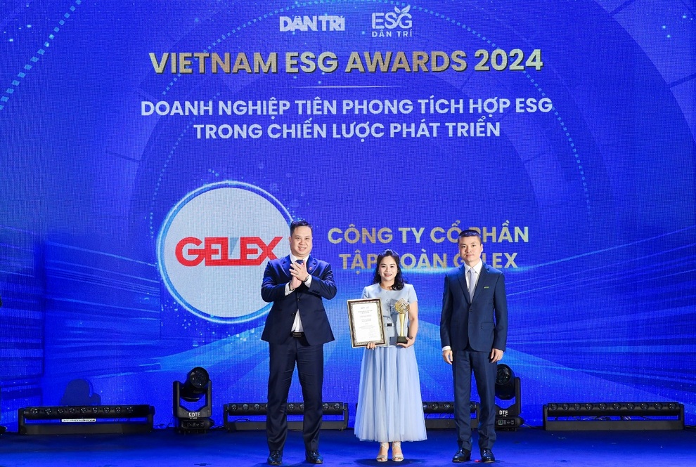 Gelex được vinh danh ở hạng mục tiên phong tích hợp ESG trong chiến lược phát triển - 2 Gelex được vinh danh ở hạng mục tiên phong tích hợp ESG trong chiến lược phát triển - 2