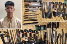 Bắt nam thanh niên tàng trữ "kho hàng nóng"