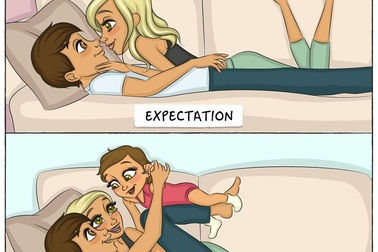 Chùm ảnh vui: Làm cha mẹ - kỳ vọng và thực tế