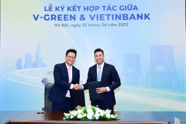 V-Green và VietinBank đồng hành phát triển hạ tầng trạm sạc ô tô điện VinFast