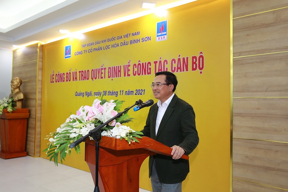 Công bố quyết định bổ nhiệm Tổng Giám đốc BSR - 3 Công bố quyết định bổ nhiệm Tổng Giám đốc BSR - 3