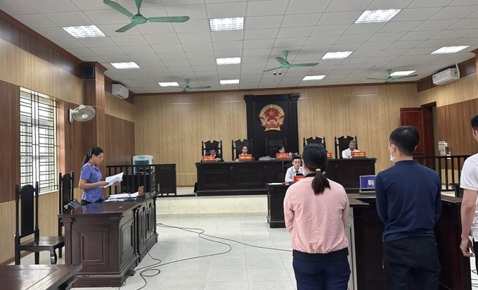 Đại diện VKSND tỉnh Thanh Hóa thực hành quyền công tố, kiểm sát xét xử sơ thẩm vụ án