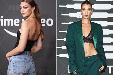 Gigi Hadid mặc quần rách khá "hiểm"