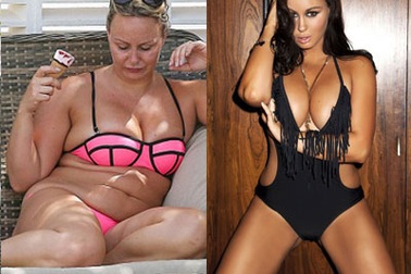 Người mẫu Anh tăng cân mất kiểm soát