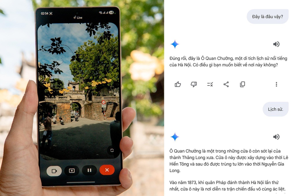 Trải nghiệm khám phá Hà Nội bằng Gemini Live trên Galaxy S25 Series - 3 Trải nghiệm khám phá Hà Nội bằng Gemini Live trên Galaxy S25 Series - 3