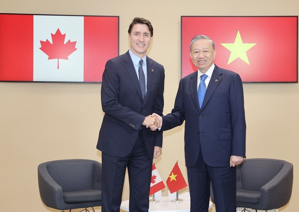 Tổng Bí thư, Chủ tịch nước Tô Lâm gặp các Thủ tướng Canada và Bỉ - 1 Tổng Bí thư, Chủ tịch nước Tô Lâm gặp các Thủ tướng Canada và Bỉ - 1
