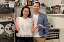 Ca sĩ Đình Bảo dạy thanh nhạc cho Hoàng Mỹ An tại Mỹ