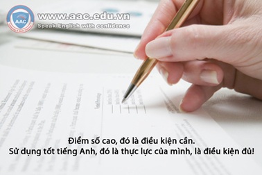 “Học tiếng Anh là để lấy điểm chứ không theo phong trào!”