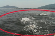 Xuất hiện vệt nước đen sẫm trên biển Hà Tĩnh