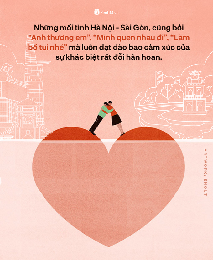 Viết cho những mối tình Sài Gòn - Hà Nội: Yêu nhau, yêu cả dáng hình ngôn ngữ - Ảnh 4. Viết cho những mối tình Sài Gòn - Hà Nội: Yêu nhau, yêu cả dáng hình ngôn ngữ - Ảnh 4.