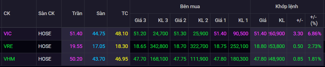 Shares of billionaire Vuong's group of companies skyrocketed on the day the market fell sharply - 1 Cổ phiếu nhóm công ty tỷ phú Vượng tăng bung nóc ngày thị trường giảm mạnh - 1