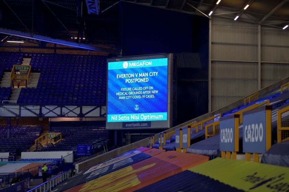 Bị Covid-19 tấn công, Man City phải hoãn trận gặp Everton - 1 Bị Covid-19 tấn công, Man City phải hoãn trận gặp Everton - 1