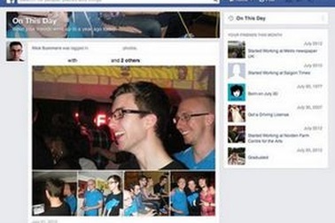 Facebook thử nghiệm tính năng "ngày này năm xưa"