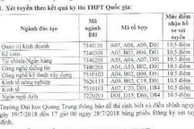 Nhiều trường đại học liên tục điều chỉnh tăng điểm sàn xét tuyển