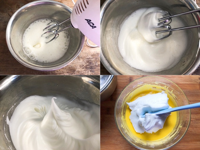 Dùng nồi hấp làm bánh bông lan sữa chua mềm mượt siêu ngon - Ảnh 2.