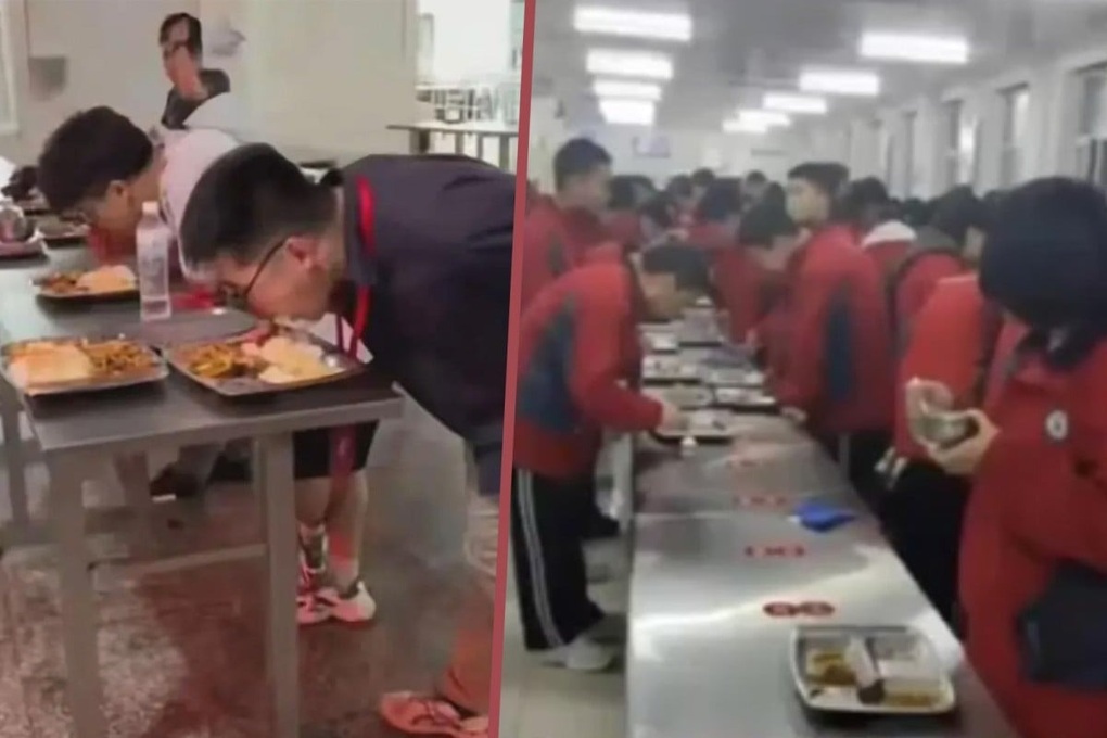 Trường học ép học sinh phải đứng khi ăn để đậu... đại học - 1 Trường học ép học sinh phải đứng khi ăn để đậu... đại học - 1
