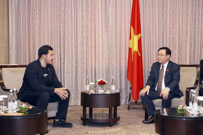Chủ tịch Quốc hội Vương Đình Huệ Tiếp ông Michael Jizhar, Phó Chủ tịch Cấp cao tập đoàn Modena