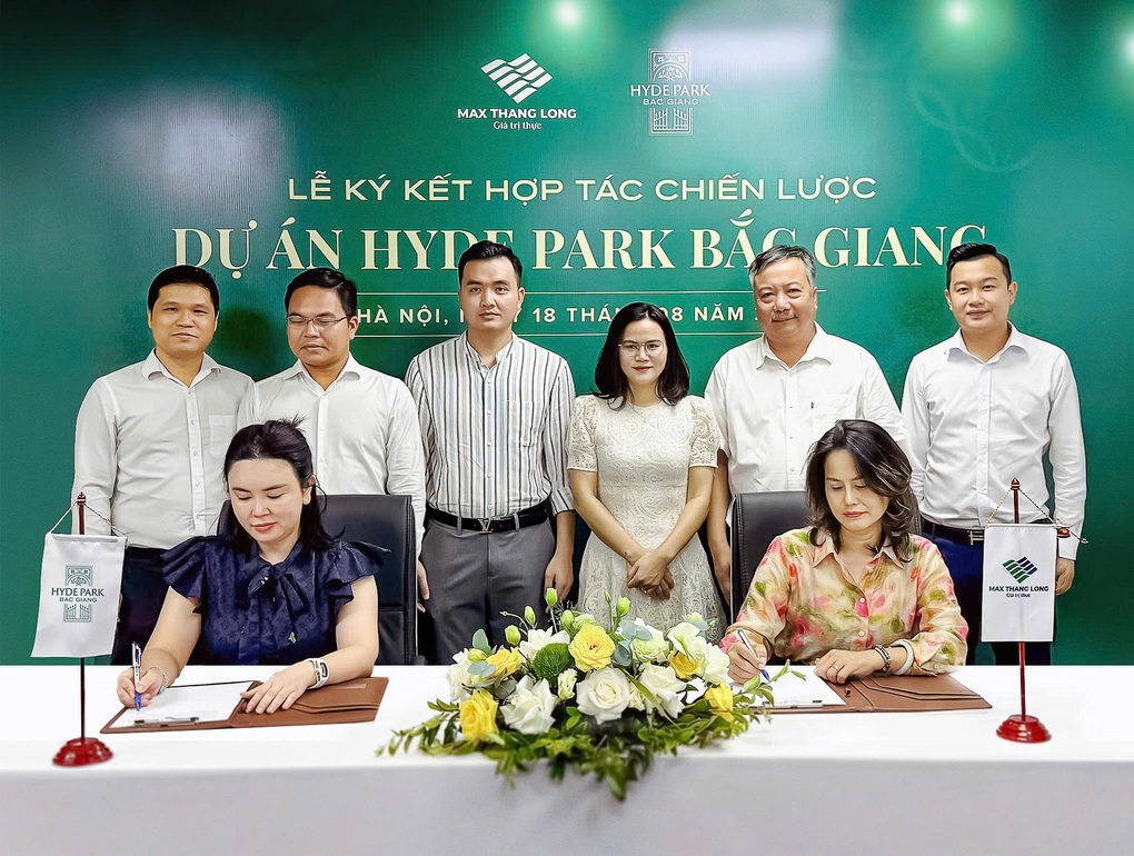 Lễ ký kết phát triển dự án bất động sản giữa Bắc Giang Land và Max Thăng Long - 1 Lễ ký kết phát triển dự án bất động sản giữa Bắc Giang Land và Max Thăng Long - 1