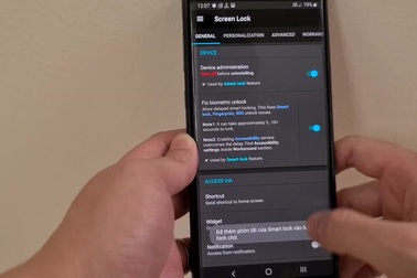 Hướng dẫn cách thức thiết lập và sử dụng Screen Lock - On Off Button